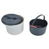 Microwave Rice Cooker 2L Food Grade PP Material Rice Spoon