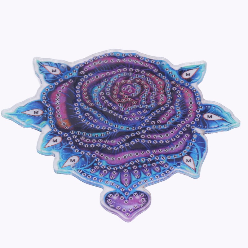 Diamond Painting Pendant DIY Rose Diamond Painting Window Hanging Decoration