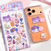 Cmart-Labo Squishy Sticker, 1 Sheet, Cute, 3D, For Elementary School