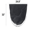 13 Gallon Trash Bags, 1000 Count Bulk Value Pack, Black