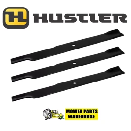 Hustler 3 GENUINE OEM HUSTLER 72" CUT LAWN MOWER BLADES 793398 794867 795260 796839