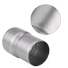Qiilu 51mm to 60mm Motorcycle Exhaust Adapter Universal Stainless Steel