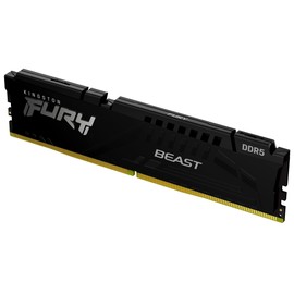 Kingston Fury Beast 16GB 5600MHz DDR5 CL40 DIMM Single Module Desktop Memory KF556C40BB-16