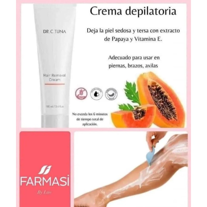 Farmasi 2 Cremas Depilatorias/ Piel Sensible Farmasi 100 Ml