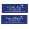 Mini bloque pulidor de uñas 4 caras 2 piezas Tropical