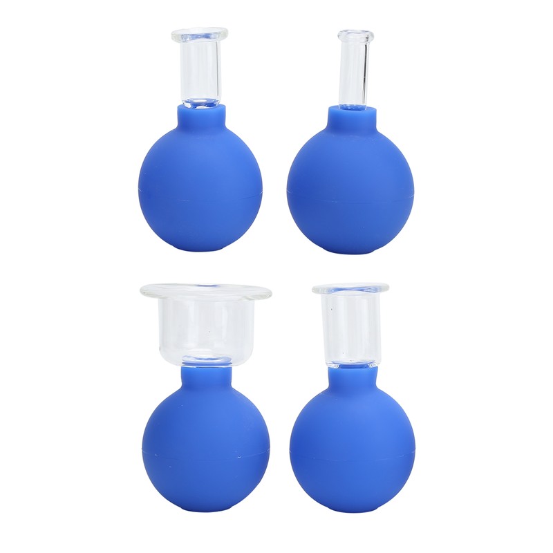 4Pcs Liposuction Cup MultiSize Health Care Cellulite Removal Skin Treatment