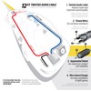 Scosche A12C4 12 Foot 2-Channel Oxygen Free Copper Twisted Car