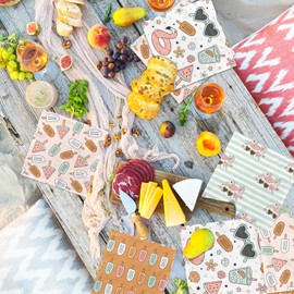 Gumwaqu Summer Napkins,40pcs Popsicle Napkins Summer Napkins Disposable Summer Theme Pool Party Decor for Tropical Summer Beach Pool Birthday Party