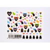 StyleA Kumamon SA-S901 Nail Sticker Color Heart Sticker Kumamoto Prefecture