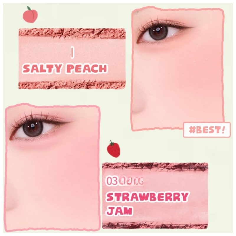 THE FACE SHOP Pastel Cushion Blusher 5g [Dinotang Edition], Shade:01
