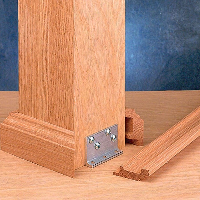 L-Bracket Post Fasteners, Maple