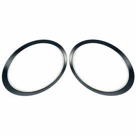 TOTMOX shapeing Trim Head Lights Bezel, Headlight Trim Rings Front Mount, Left and Right, 2 PCS 2007-2015 Compatible with Mini Cooper