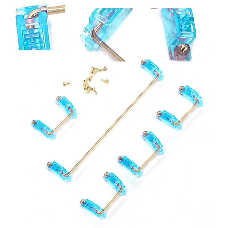 Mechanical Keyboard Stabilizer with GoldPlated Screws Computer Accessory for DIY