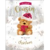 Piccadilly Greetings Cute (Photo) Christmas Card Cousin - 8 x