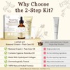 2-Step Facial Depilatory Kit, Depilatory Cream & Cyperus Serum