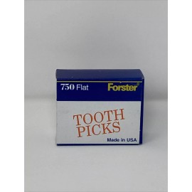 FORSTER Vintage Forster Flat Wooden TOOTHPICKS 750 SEALED