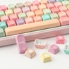 TYRIXKI PBT Keycaps 126 Keys MOA Profile Cute Keycap Dye-Sublimation