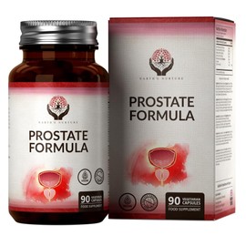 EN Prostate Capsules 2500 mg High Dose Saw Palmetto (Saw Palmetto Extract) 90 Vegetarian Tablets with Saw Palmetto, Zinc, Nettle, Milk, Allergen and Gluten Free ISO Certified