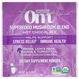 Om Mushroom Superfood Organic Mushroom Hot Chocolate Blend, 0.28 OZ