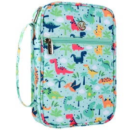 G-LEAF Bible Cover Case/Book Cover Floral Pattern with Handle Fits for Standard Size Bible, 9 x 6.3 x 2.4 in