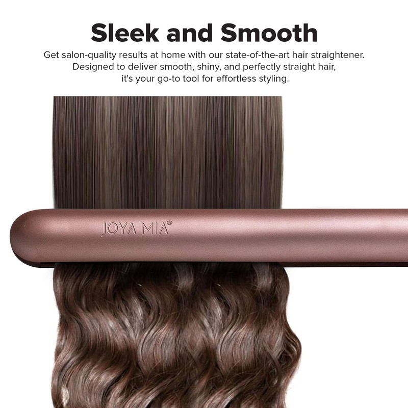 JOYA MIA Diva 1" Ceramic Hair Straightener - Portable, Lightweight