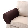 LERTREE 1 Pair Sofa Arm Slipcovers Elastic Sofa Armrest Protectors