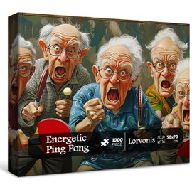 Energetic Ping Pong 1000 Pieces fo Adults