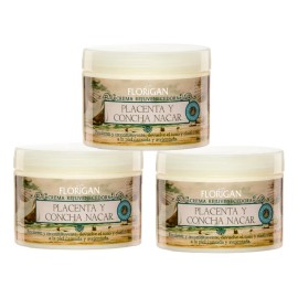 Crema Placenta Y Concha Nácar Florigan® 350g 3 Piezas