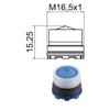 5-Piece Set, Aerator, Filter, Cache Honeycomb, TT/M 16.5 x 1