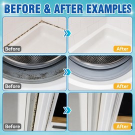 Mold Stain Cleaner Gel for Washing Machine, Shower, Tile & Grout, 16 fl oz