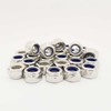 Pack of 50 Nylon Nuts M6 Stainless Steel, Hexagonal Nuts,