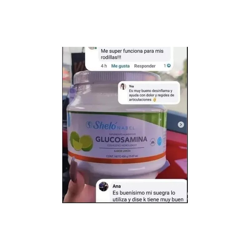4 Pack Colágeno Glucosamina Articulaciones Sheló + Regalo