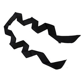 L'VOW Women's Stylish Soft Black Thin Skinny Scarf BoyFriend Tie Necktie Choker(Black)