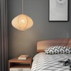Hanging Lamp Shade Oval Paper Lanterns Replacement Linen 15 Inch