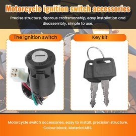 Byttlerom 4 Wire Ignition Switch Key for 50Cc 110Cc 125Cc 250Cc Quad Dirt Bike ATV