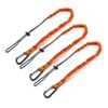 Pvcqjkd Tool Lanyard,3 Pcs Lanyard with Carabiner,Shock Absorbing Lanyard Adjustable