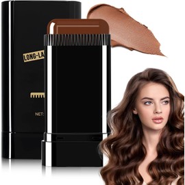 Peine Tinte Pelo, Tinte de Cabello, Coloración Pelo Portátil, Cubrir Canas, Retoques Rápidos Peine para Teñir el Cabello de Mujeres y Hombres (3# Coffee, 20ml)