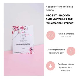 Snow Fox Skincare - Mascarilla Calmante Japonesa Con Flor De                                                                                          