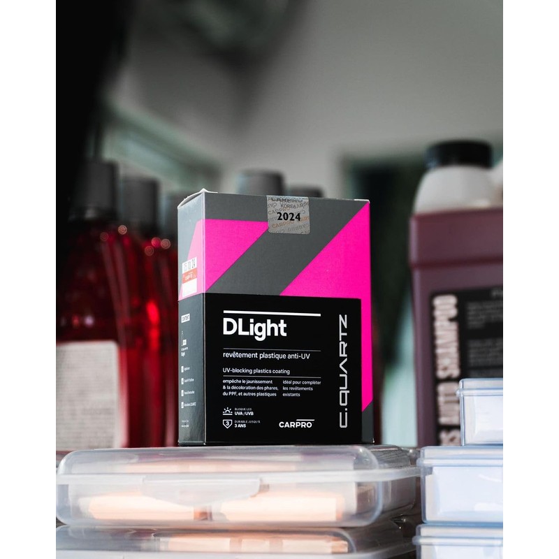 CARPRO CQUARTZ DLight - UV Ceramic Coating for PPF, Headlights,
