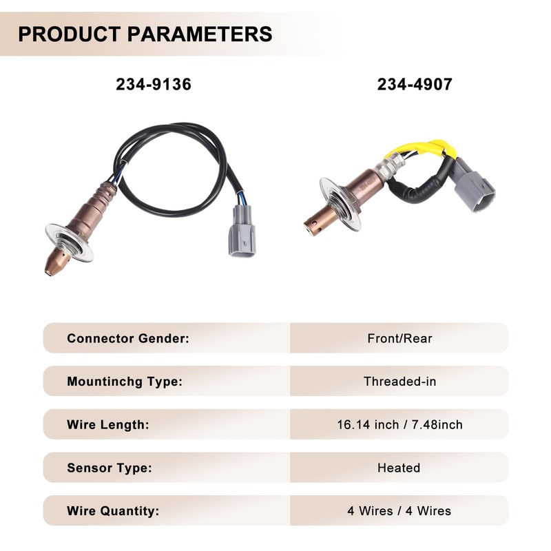 Oxygen O2 Sensor Upstream and Downstream Fits for Subaru Outback