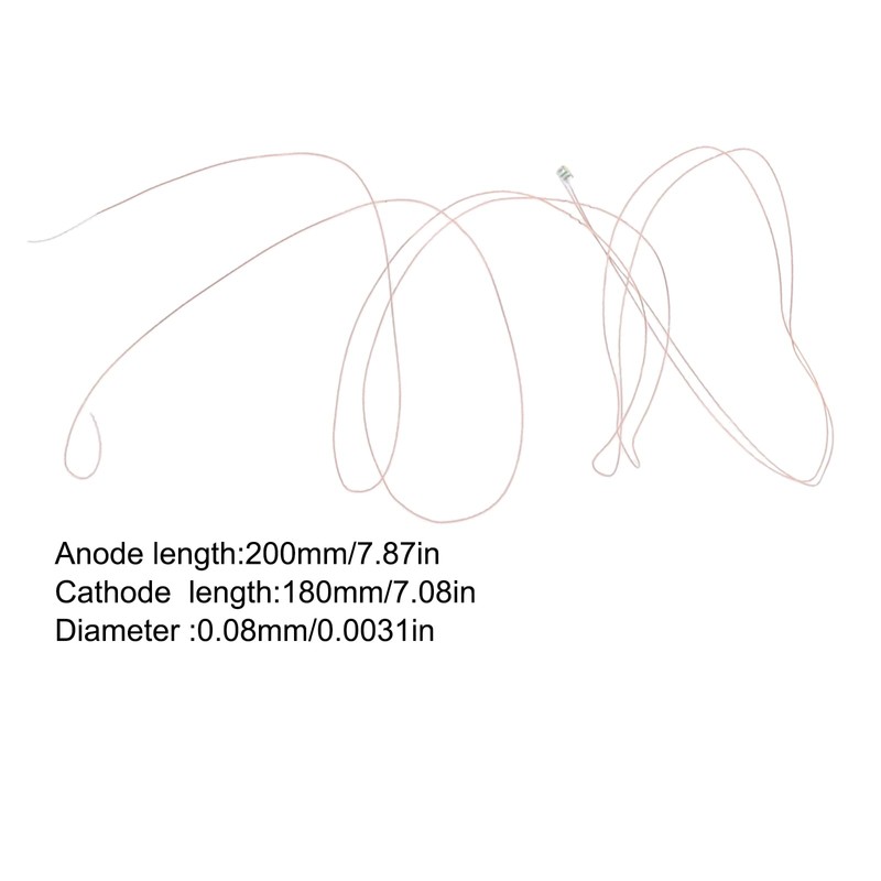 OTOTEC 10pcs Warm White Copper Wire 3V SMD LED Prewired