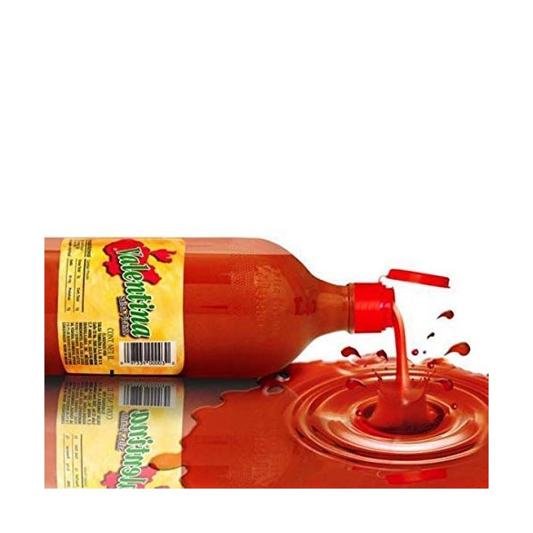 Valentina Mexican Hot Sauce | Picante Salsa Made From Chili Peppers Perfect for Chips, Fast Foods, Lunch, Snacks or More 900 Packets of 0.3 Oz. (8 grams) (900 Packets)