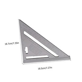 COHEALI Measuring Ruler Metric Angle Protractor Tester Durable Body Precision Scale for Accurate Measurements and Marking Lines Woodworking Engineering and Crafting