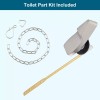 Hibbent Toilet Handle Replacement Kit For American Standard/Mansf - White-