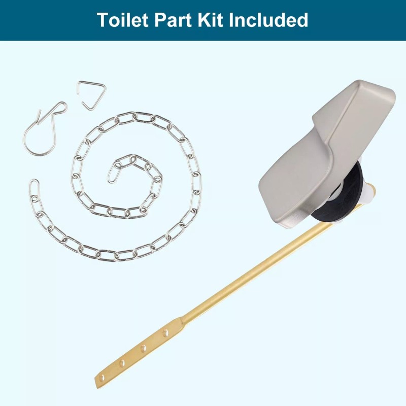 Hibbent Toilet Handle Replacement Kit For American Standard/Mansf - White-