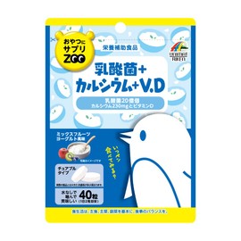Snacks Supplement ZOO Lactobacillus + Calcium + V.D, 40 Tablets