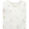 Purebaby Short Sleeve Zip Growsuit - Wattle Bee, 0