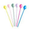 Rice Latte Spoons Melamine Set of 6 Multi-Coloured