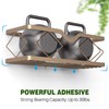 Kadolina 2 Pack Adhesive Shower Caddy, Stainless Steel Bathroom Shelf,