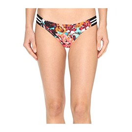 Body Glove Women's Wonderland Flirty Surf Rider Bikini Bottom, Multi, Large